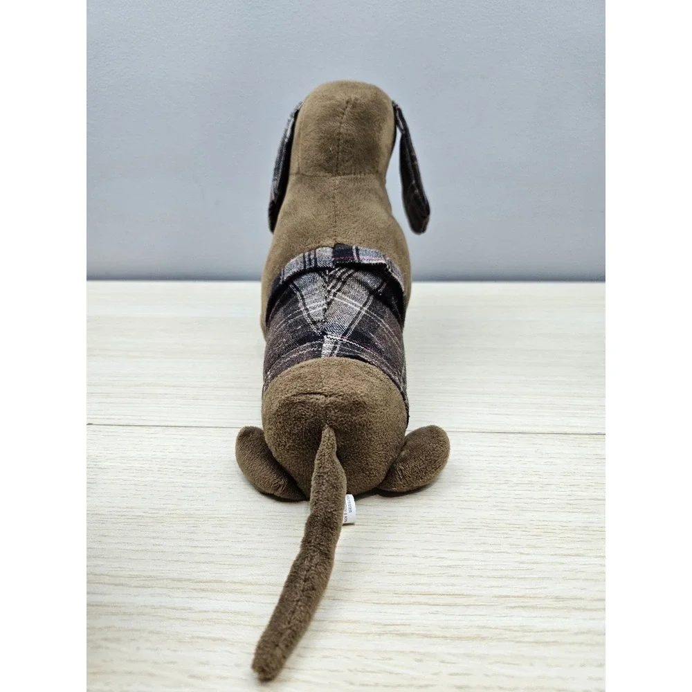 Pier 1 Doorstop Brown Faux‎ Leather Dog 12